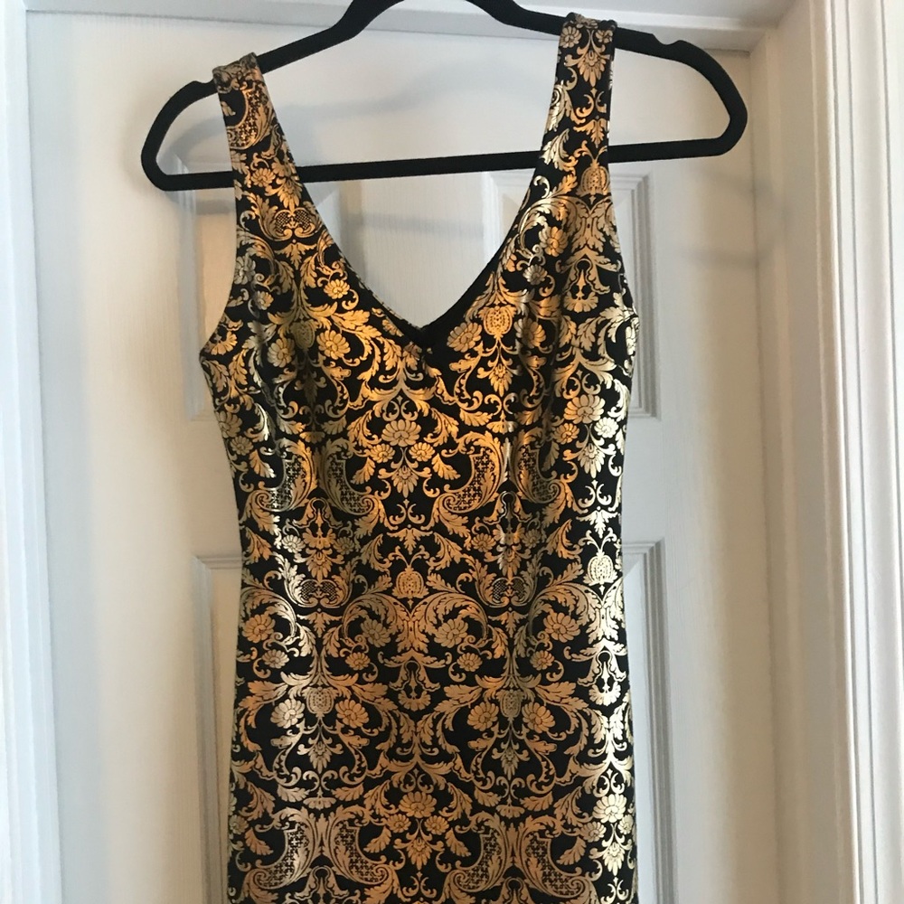 Gold Forever 21 Dress